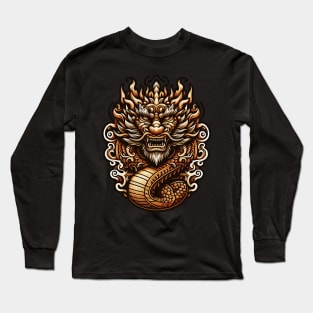 Wood Dragon 03 Long Sleeve T-Shirt